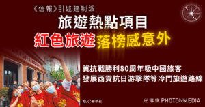 信報︱建制派冀抗戰勝利80周年吸中國旅客 發展西貢抗日游擊隊等冷門旅遊路線