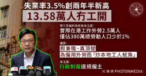 孫玉菡：實際在港工作外勞2.5萬人 僅佔380萬總勞動人口少於1％