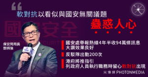 鄧炳強指國安熱線效果好 「軟對抗」以看似與國安無關議題「蠱惑人心」