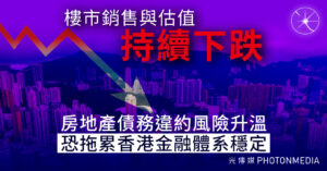 地產商債務違約潮山雨欲來  動搖香港金融體系穩定、拖累經濟前景