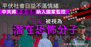 表面關懷 實則維穩  中共社會工作部監控「五失人士」